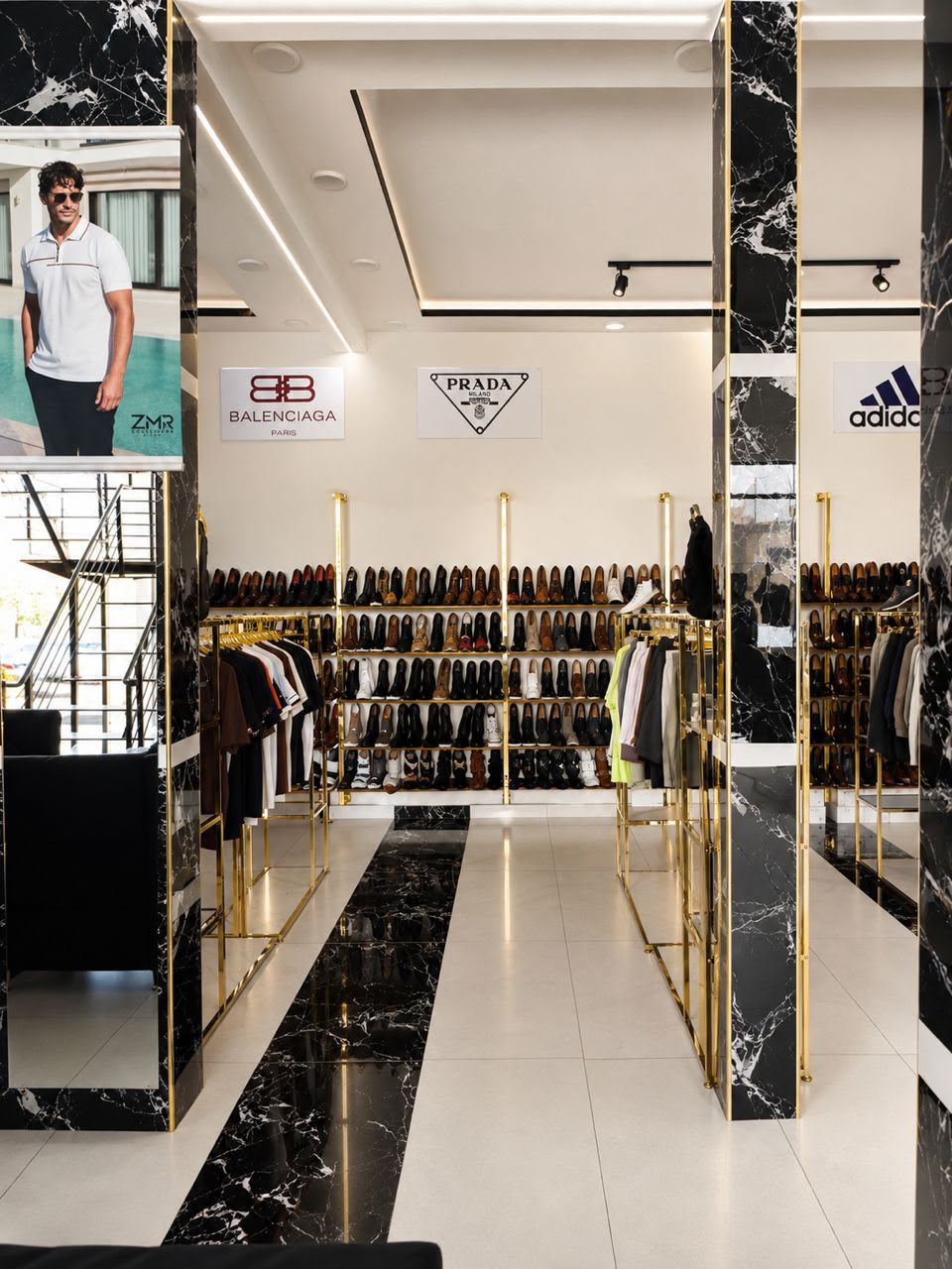 Showroom FADIA SHOP — espace marques de luxe et chaussures à Dakar